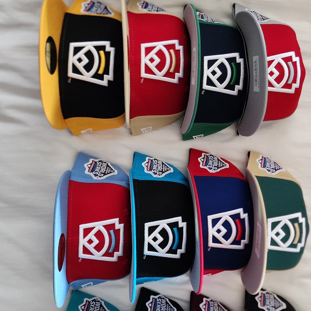 "NEW" NEW ERA 2023 LITTLE LEAGUE WORLD CHAMPIONSHIP FITTED 7 1/2 BASEBALL HATS